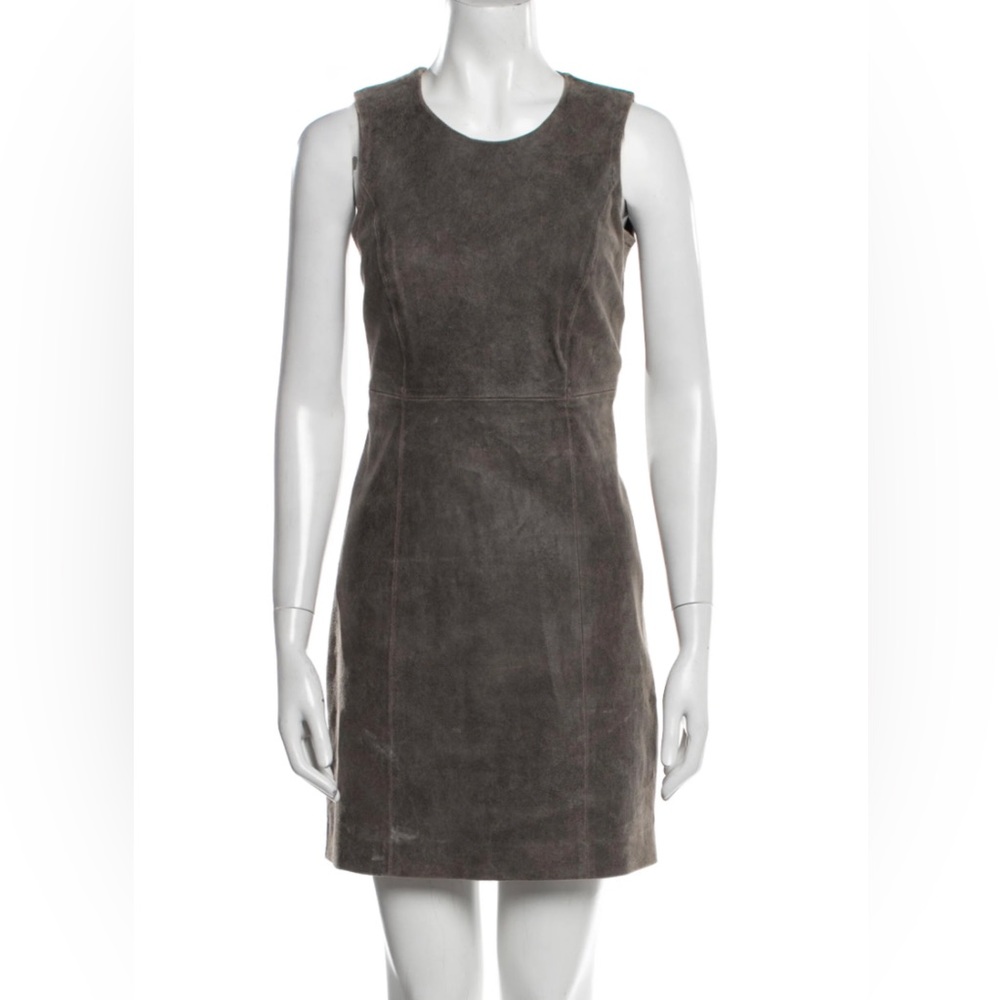 Theysken’s Theory Leather mini dress NWT size 8.